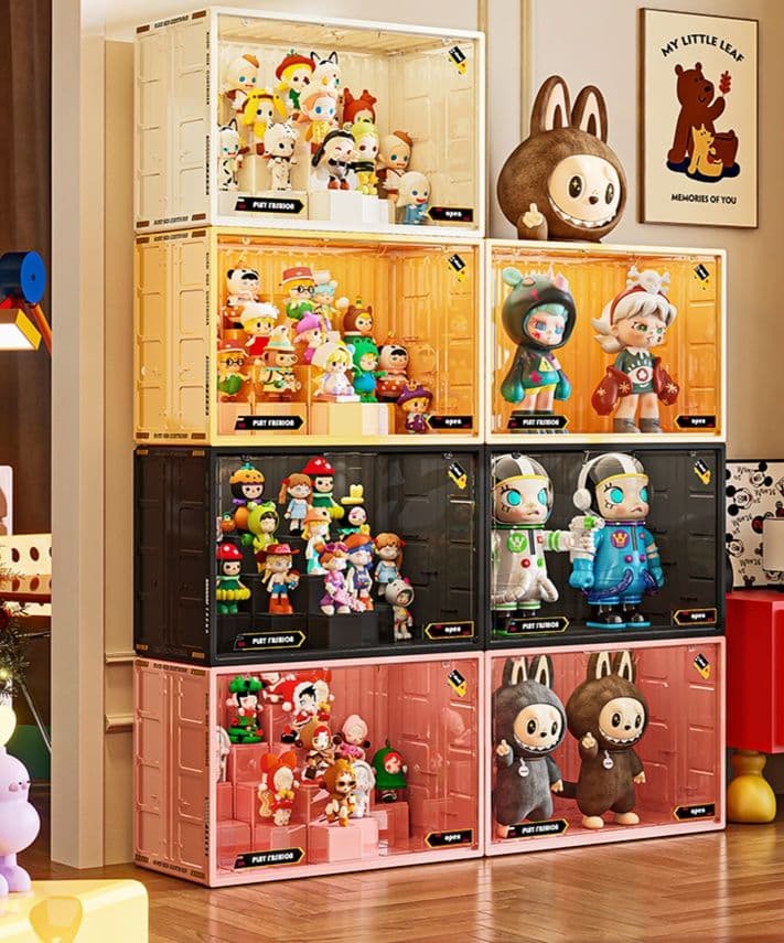フィギュアケース 大型 多段積み重ね可能収納棚