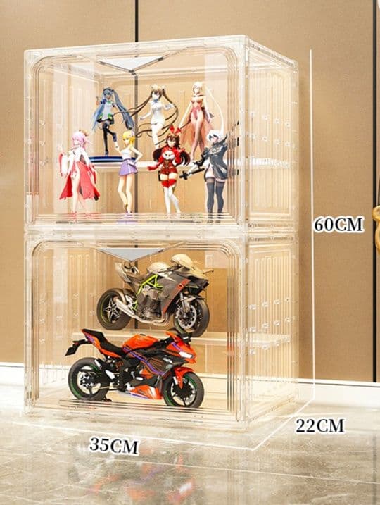 フィギュアケース 大型 超透明積み重ね式コレクションケース