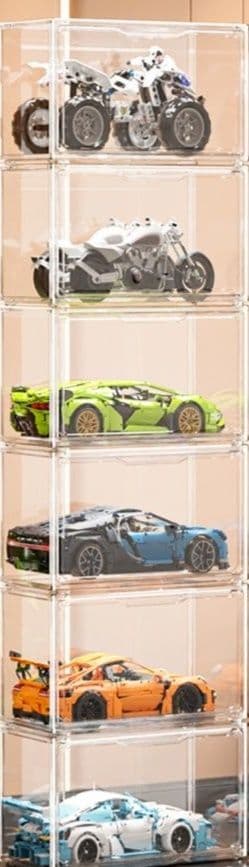 フィギュアケース 大型 積み重ね式透明コレクションケース