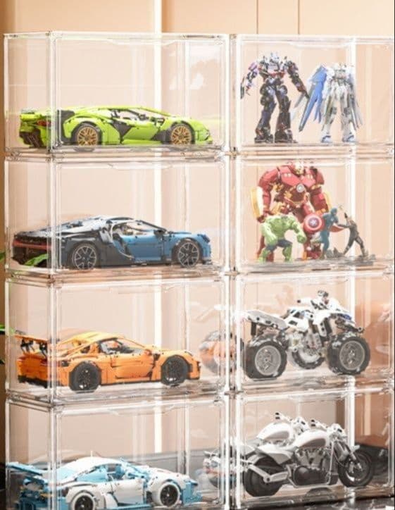 フィギュアケース 大型 積み重ね式透明コレクションケース