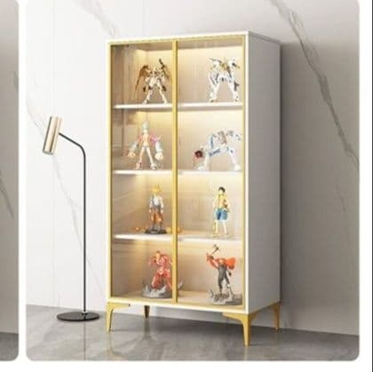 フィギュアケース 大型 コレクション照明付き展示棚