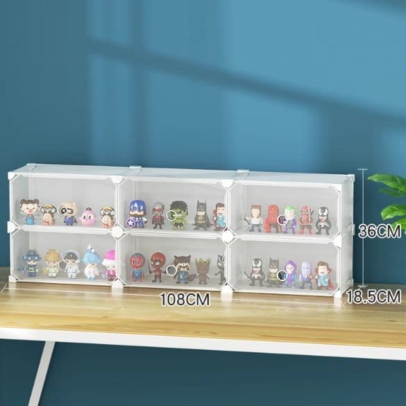 フィギュアケース 積み重ね可能な小型フィギュアケース