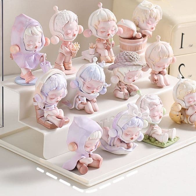 フィギュアケース 積み重ね式透明ミニフィギュアケース