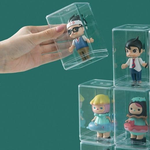 フィギュアケース 積み重ね透明ミニフィギュアケース