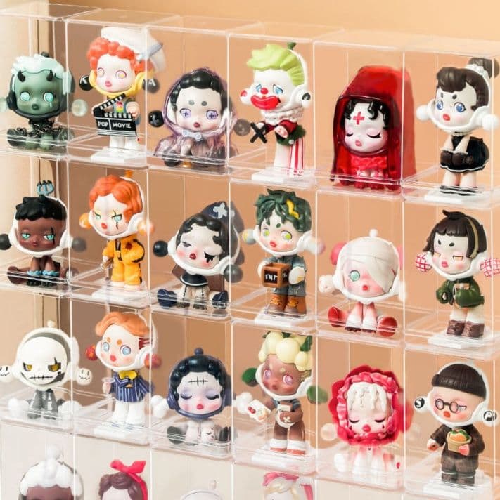 フィギュアケース 積み重ね透明ミニフィギュアケース