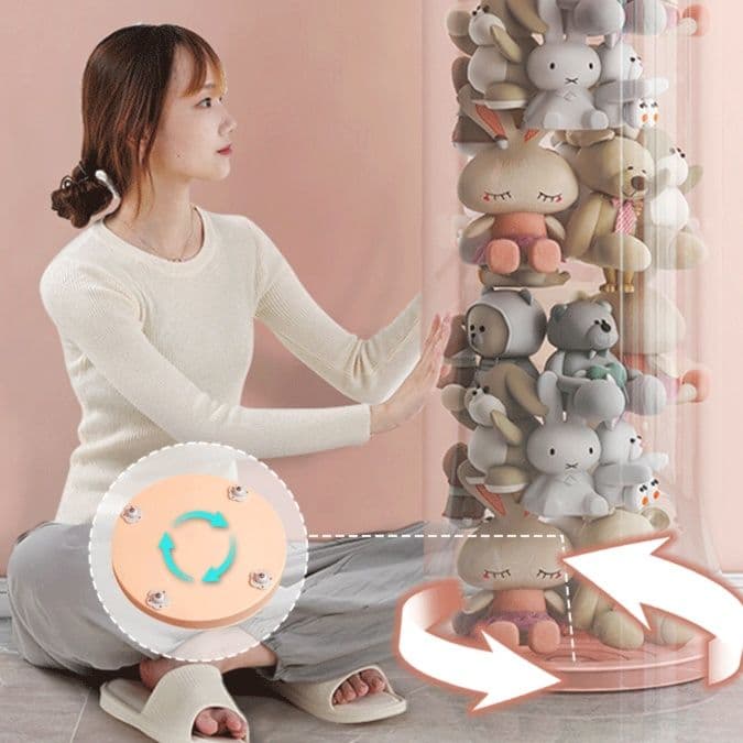 フィギュアケース 円柱型コレクション収納ケース