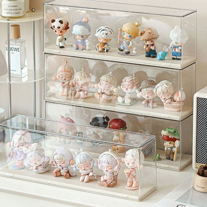 フィギュアケース 積み重ね透明人形保管棚