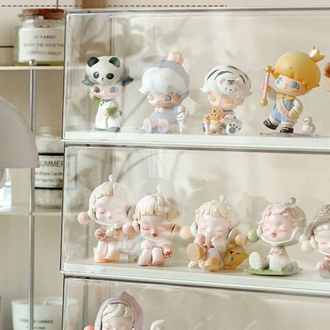 フィギュアケース 積み重ね透明人形保管棚