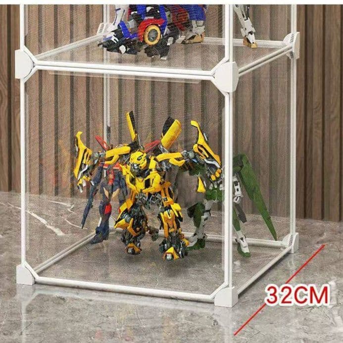 フィギュアケース 透明アクリル製多段式大型