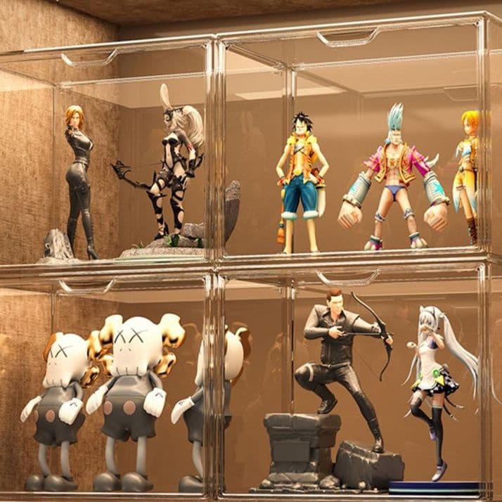 フィギュアケース 透明アクリル組み立て式コレクション収納ケース