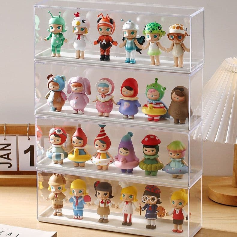 透明アクリル製小型フィギュアケース