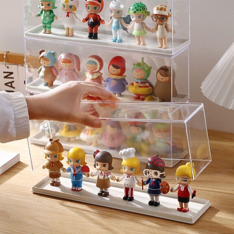 透明アクリル製小型フィギュアケース