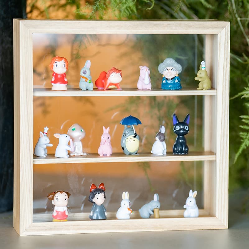 フィギュアケース 小型 コレクションの雅 ミニフィギュア飾り棚