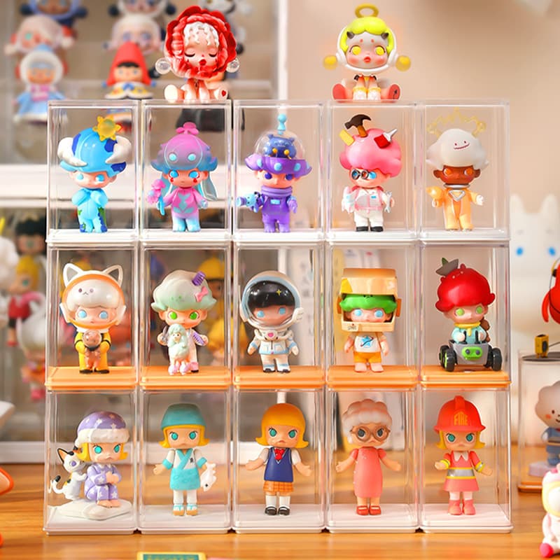 フィギュアケース 小型 透明ミニフィギュア保護ケース