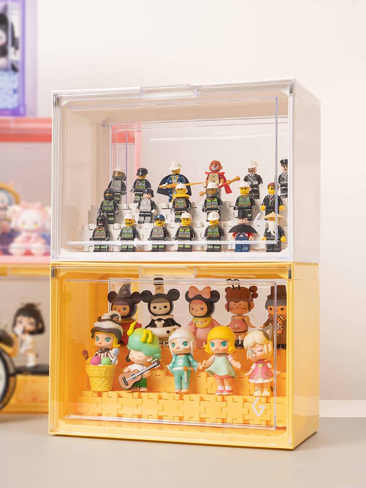 フィギュアケース 小型 積み重ね可能フィギュア収納ケース
