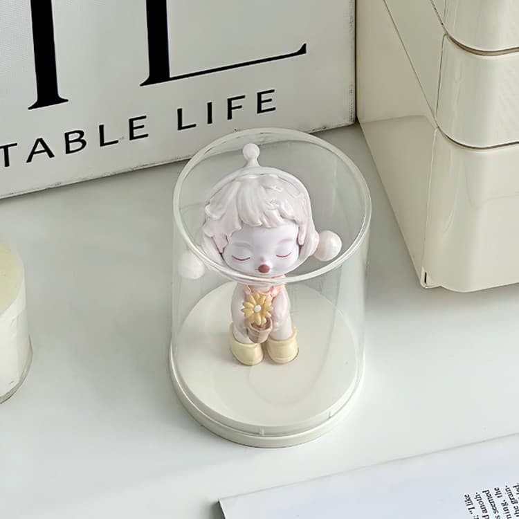 フィギュアケース 小型 透明ドーム型ミニチュアフィギュア保護ケース