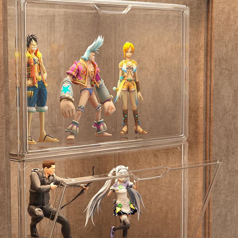 フィギュアケース 透明アクリル組み立て式コレクション収納ケース