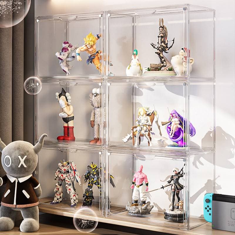 フィギュアケース 大型 積み重ね自在コレクション展示棚