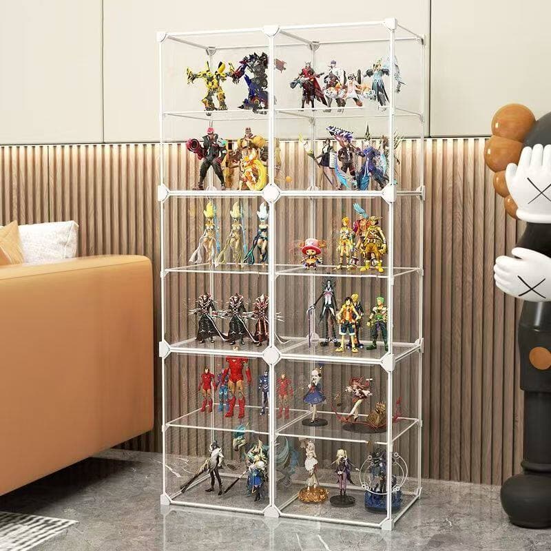 フィギュアケース 透明アクリル製多段式大型