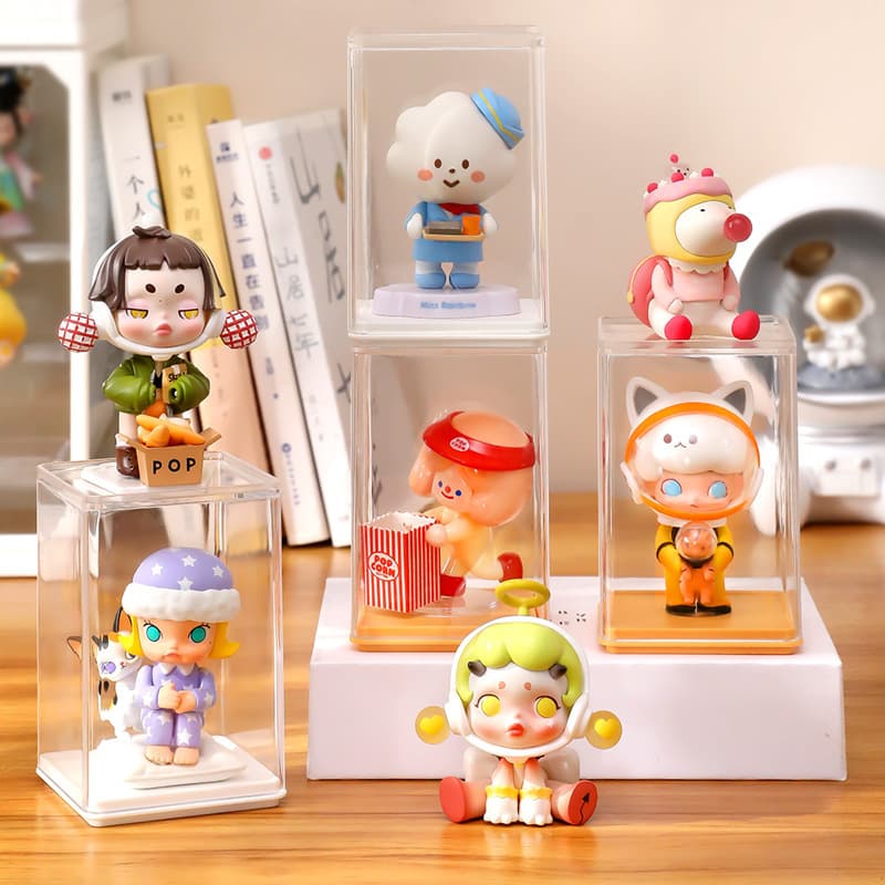 フィギュアケース 小型 透明ミニフィギュア保護ケース
